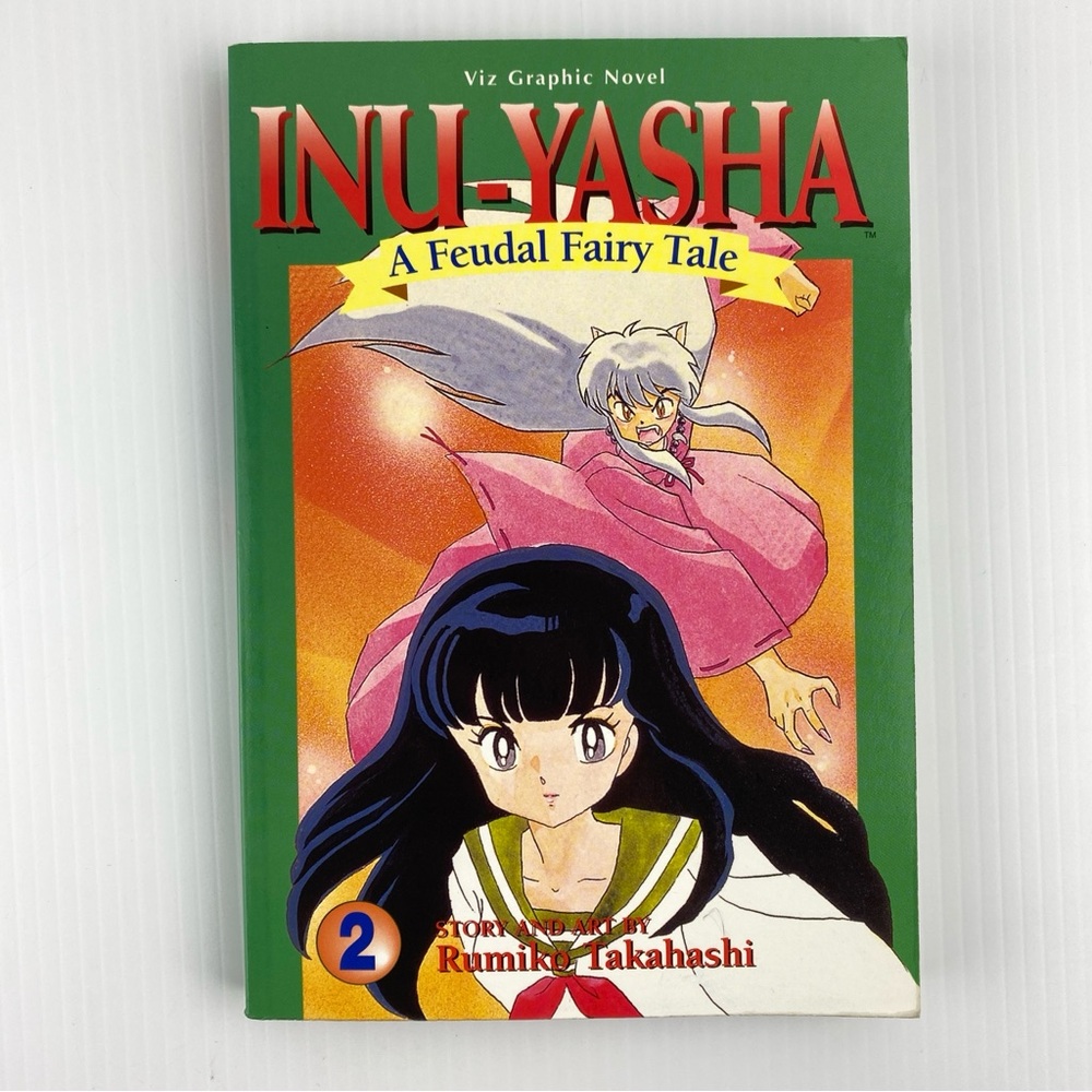 Manga Inu-Yasha A Feudal Fairy Tale Vol 2 by Rumiko Takahashi 1998 Graphic Novel